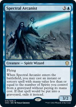 Spectral Arcanist (15) [Crimson Vow Commander]