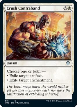 Crush Contraband (81) [Crimson Vow Commander]