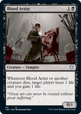 Blood Artist (119) [Crimson Vow Commander]