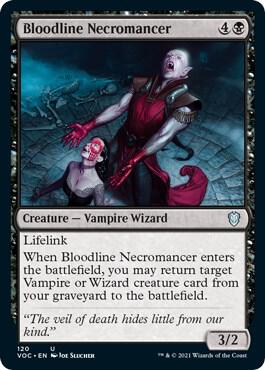 Bloodline Necromancer (120) [Crimson Vow Commander]
