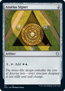 Azorius Signet (161) [Crimson Vow Commander]
