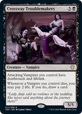 Crossway Troublemakers (17) [Crimson Vow Commander]