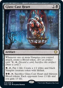 Glass-Cast Heart (18) [Crimson Vow Commander]