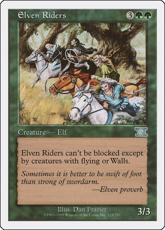 Elven Riders (225) [Classic Sixth Edition]