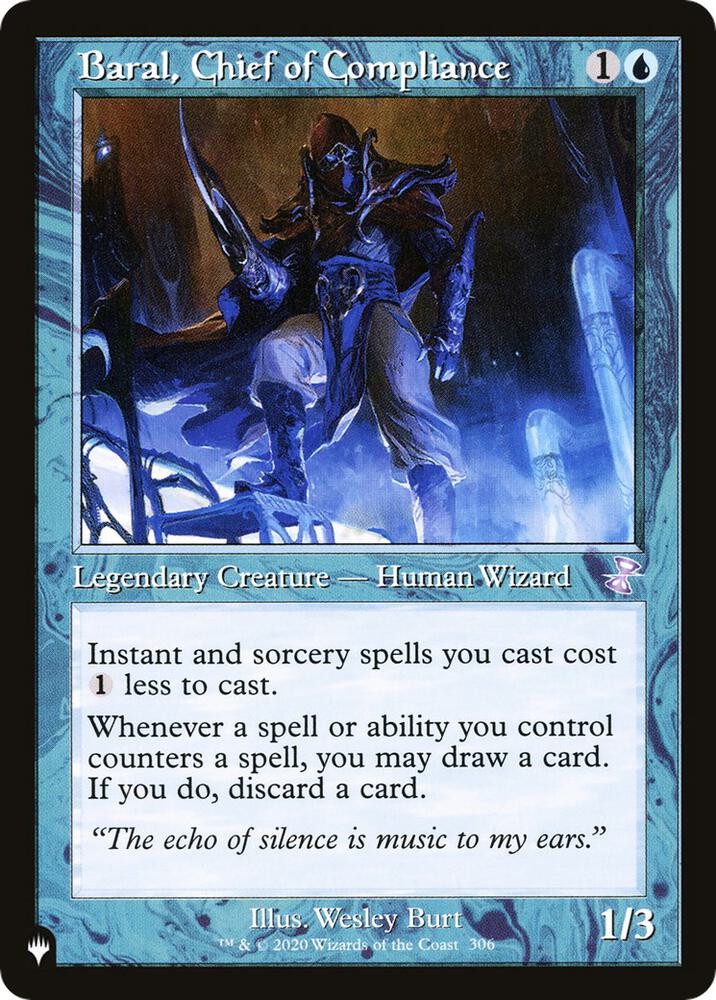 Baral, Chief of Compliance (306/289) [The List]