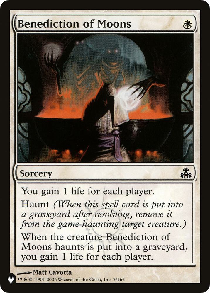 Benediction of Moons (3/165) [The List]