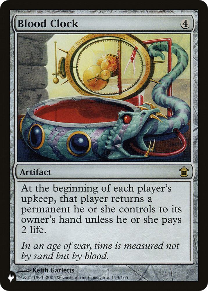 Blood Clock (153/165) [The List]