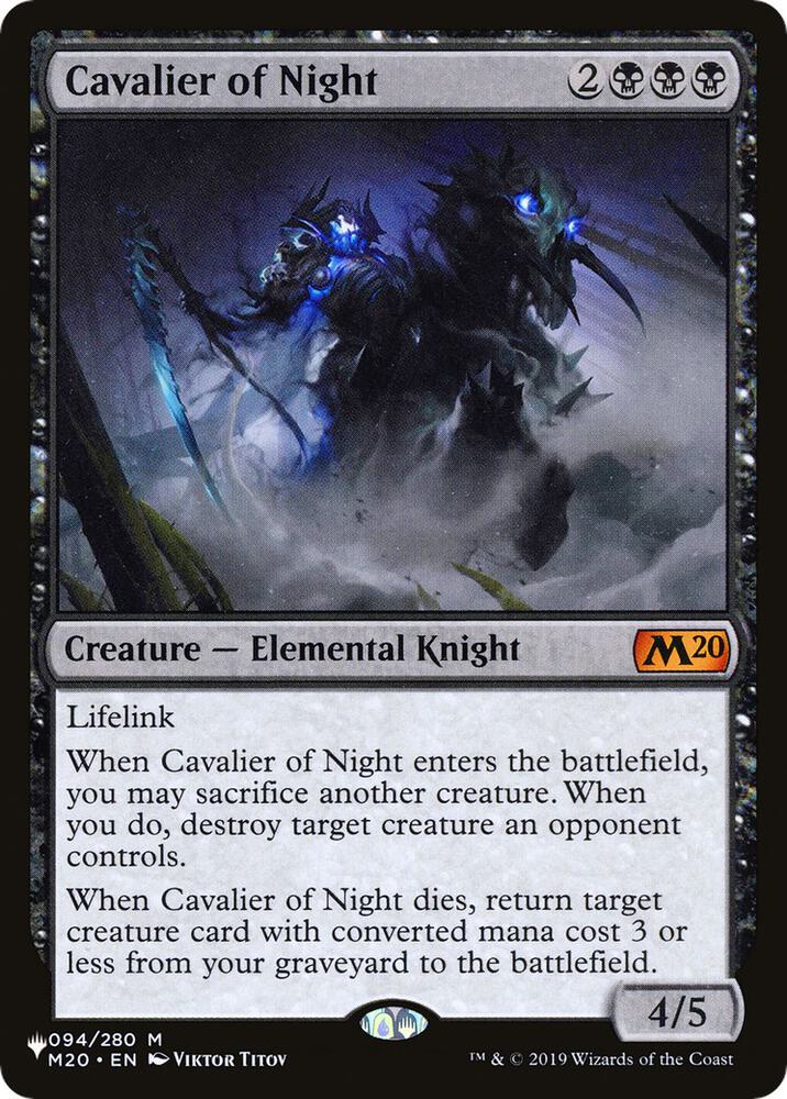 Cavalier of Night (094/280) [The List]