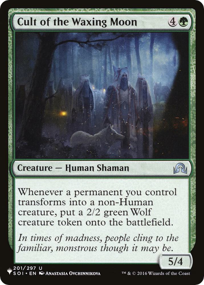 Cult of the Waxing Moon (201/297) [The List]