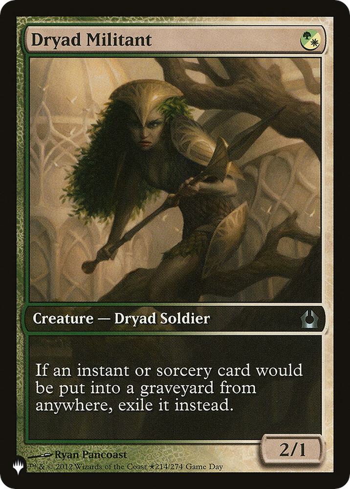 Dryad Militant (214/274) [The List]