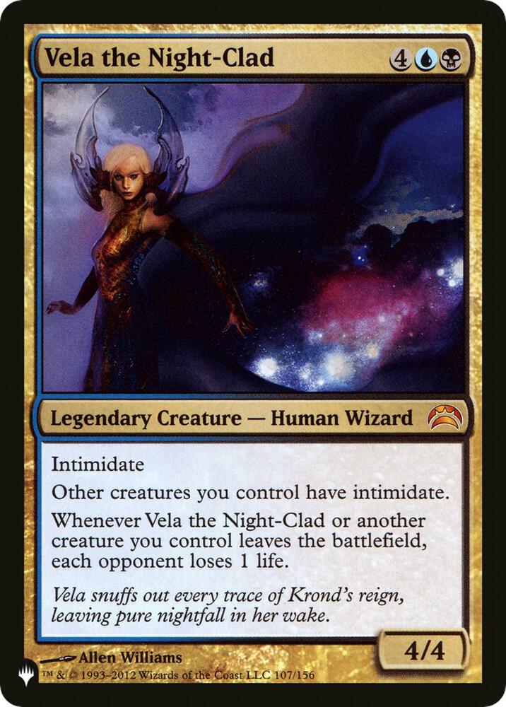 Vela the Night-Clad (107/156) [The List]