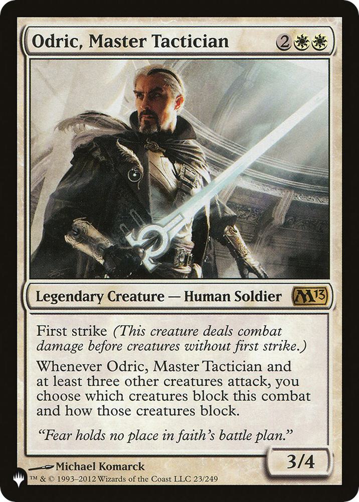 Odric, Master Tactician (23/249) [The List]