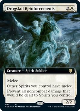 Drogskol Reinforcements (Extended Art) (43) [Crimson Vow Commander] [Extended Art]