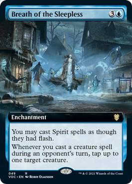 Breath of the Sleepless (Extended Art) (49) [Crimson Vow Commander] [Extended Art]