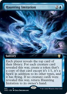 Haunting Imitation (Extended Art) (51) [Crimson Vow Commander] [Extended Art]