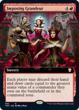 Imposing Grandeur (Extended Art) (62) [Crimson Vow Commander] [Extended Art]