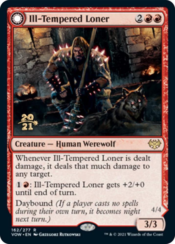 Ill-Tempered Loner (162) [Prerelease Cards]