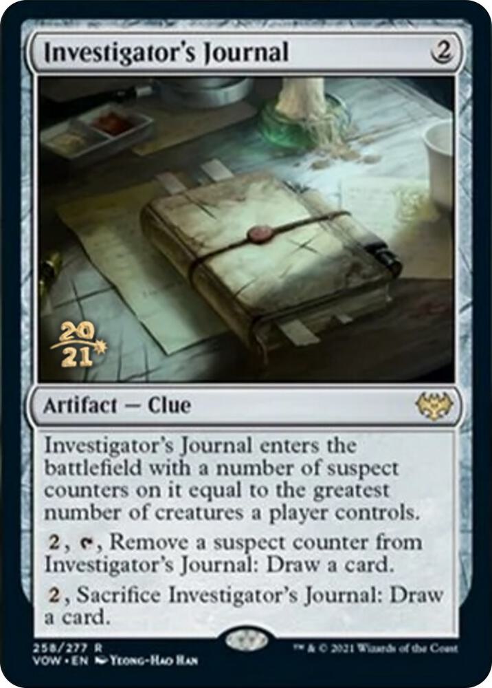 Investigator's Journal (258) [Prerelease Cards]