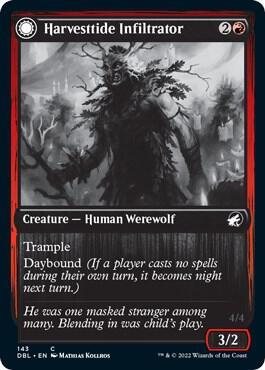 Harvesttide Infiltrator (143) [Innistrad: Double Feature]