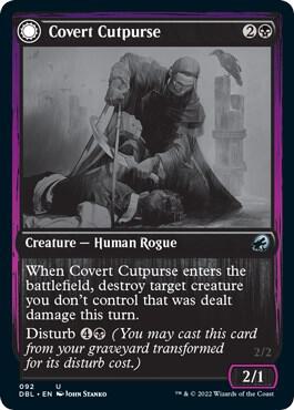 Covert Cutpurse (92) [Innistrad: Double Feature]