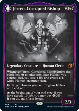Jerren, Corrupted Bishop (109) [Innistrad: Double Feature]