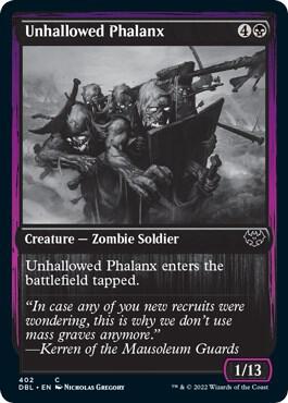 Unhallowed Phalanx (402) [Innistrad: Double Feature]