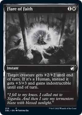 Flare of Faith (19) [Innistrad: Double Feature]