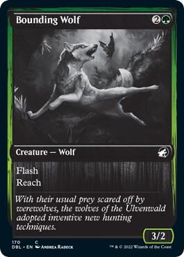Bounding Wolf (170) [Innistrad: Double Feature]
