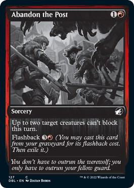 Abandon the Post (127) [Innistrad: Double Feature]