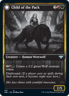 Child of the Pack (501) [Innistrad: Double Feature]