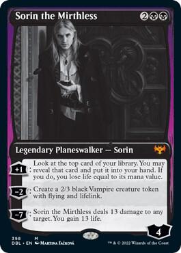 Sorin the Mirthless (398) [Innistrad: Double Feature]