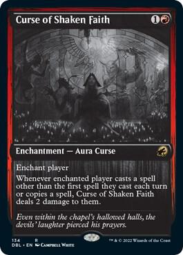 Curse of Shaken Faith (134) [Innistrad: Double Feature]