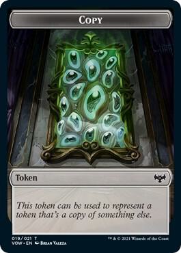 Copy // Treasure Double-Sided Token (19 // 18) [Innistrad: Crimson Vow]