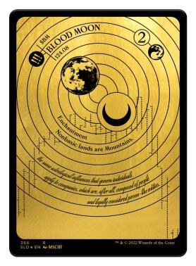 Blood Moon (Foil Etched) (Gold) (366) [Secret Lair Drop]