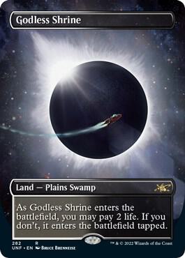 Godless Shrine (Borderless) (282) [Unfinity] [Borderless]