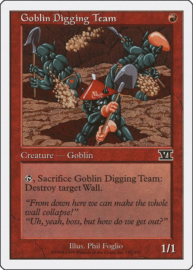 Goblin Digging Team (182) [Classic Sixth Edition]