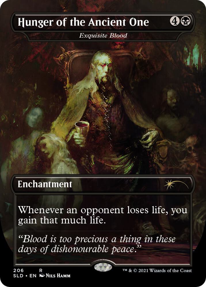 Hunger of the Ancient One - Exquisite Blood (206) [Secret Lair Drop] [Borderless]