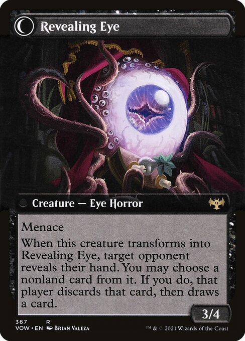 Concealing Curtains (Extended Art) (367) [Innistrad: Crimson Vow] [Extended Art] Reverse