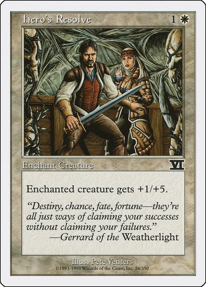 Hero's Resolve (24) [Classic Sixth Edition]