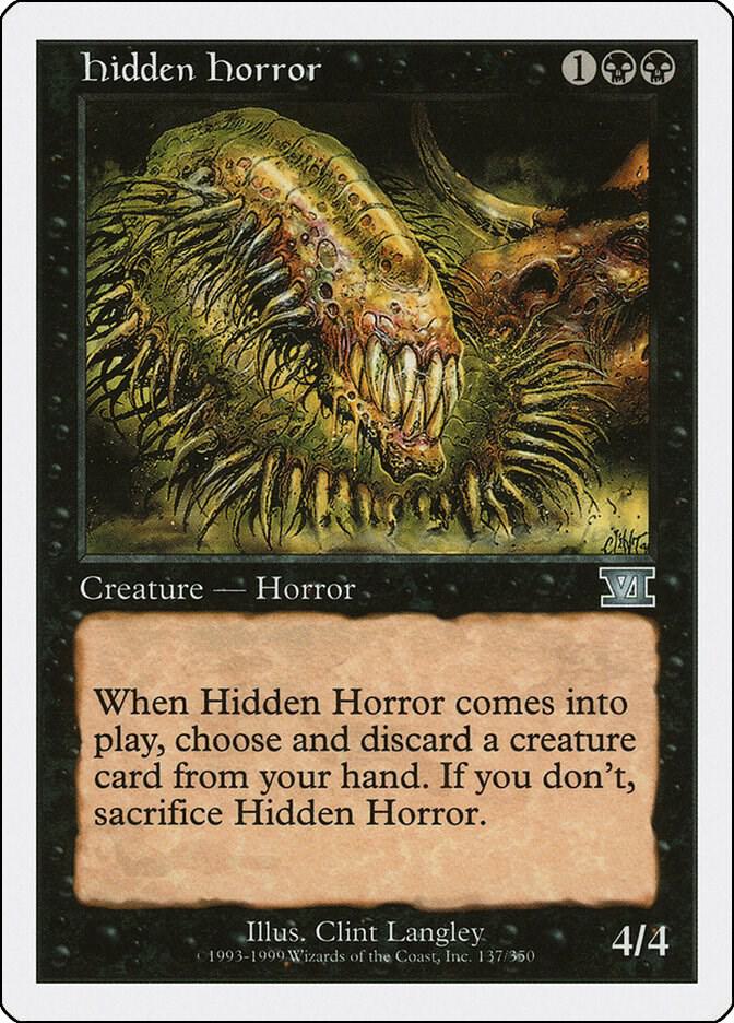 Hidden Horror (137) [Classic Sixth Edition]