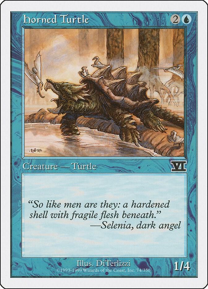 Horned Turtle (74) [Classic Sixth Edition]