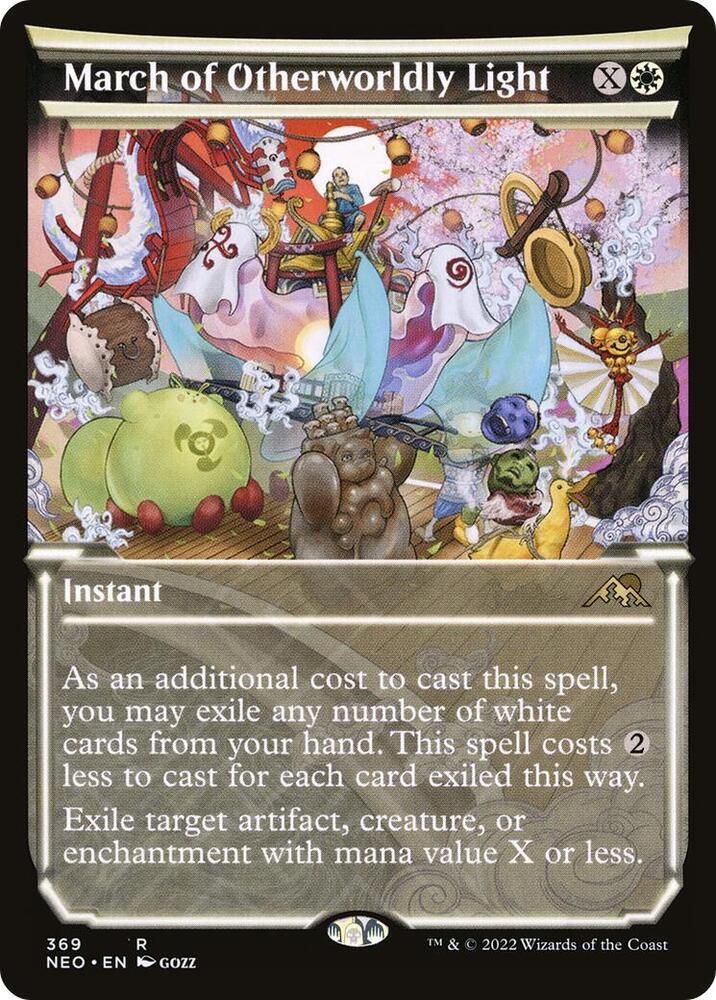 March of Otherworldly Light (Showcase) (369) [Kamigawa: Neon Dynasty] [Showcase]