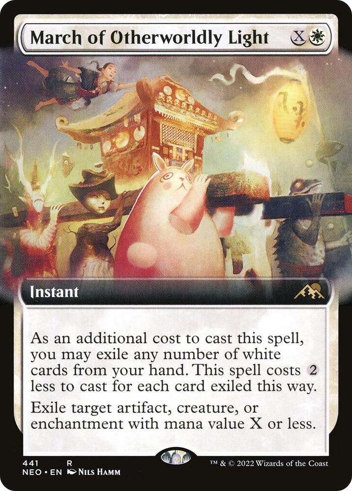 March of Otherworldly Light (Extended Art) (441) [Kamigawa: Neon Dynasty] [Extended Art]