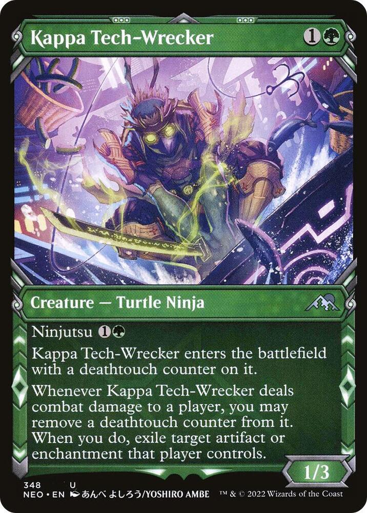 Kappa Tech-Wrecker (Showcase) (348) [Kamigawa: Neon Dynasty] [Showcase]