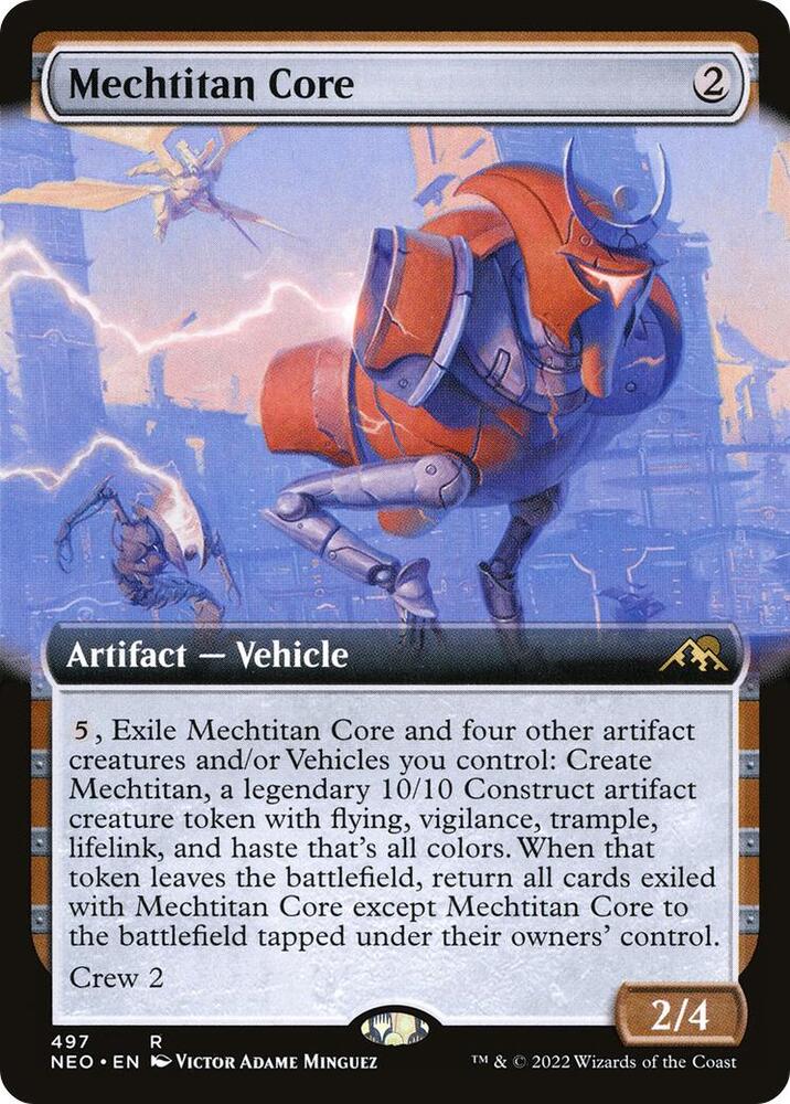 Mechtitan Core (Extended Art) (497) [Kamigawa: Neon Dynasty] [Extended Art]