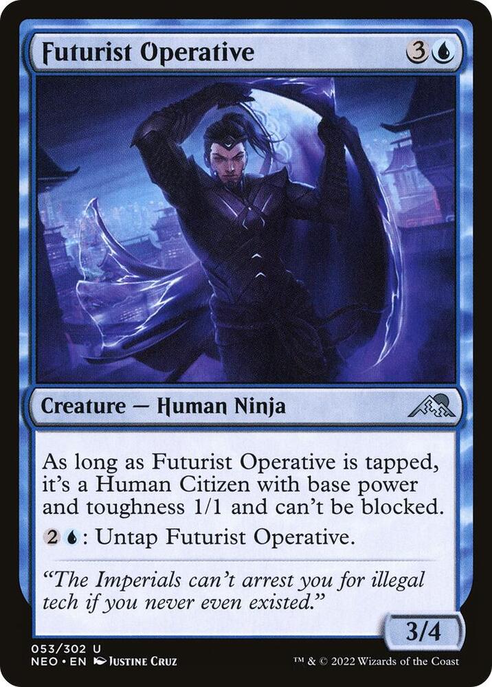Futurist Operative (53) [Kamigawa: Neon Dynasty]