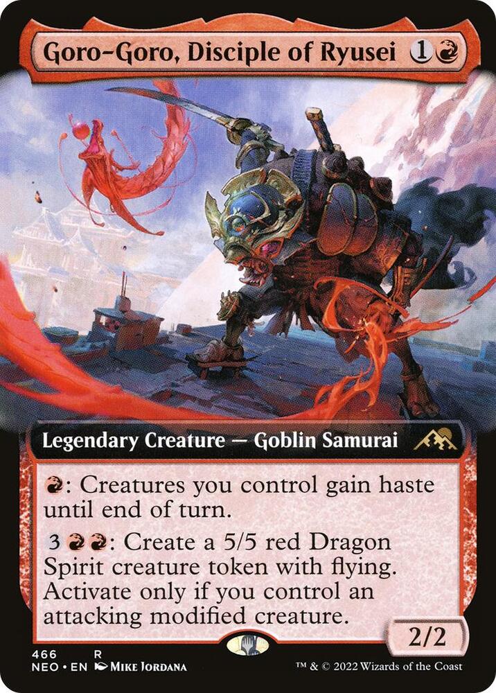 Goro-Goro, Disciple of Ryusei (Extended Art) (466) [Kamigawa: Neon Dynasty] [Extended Art]