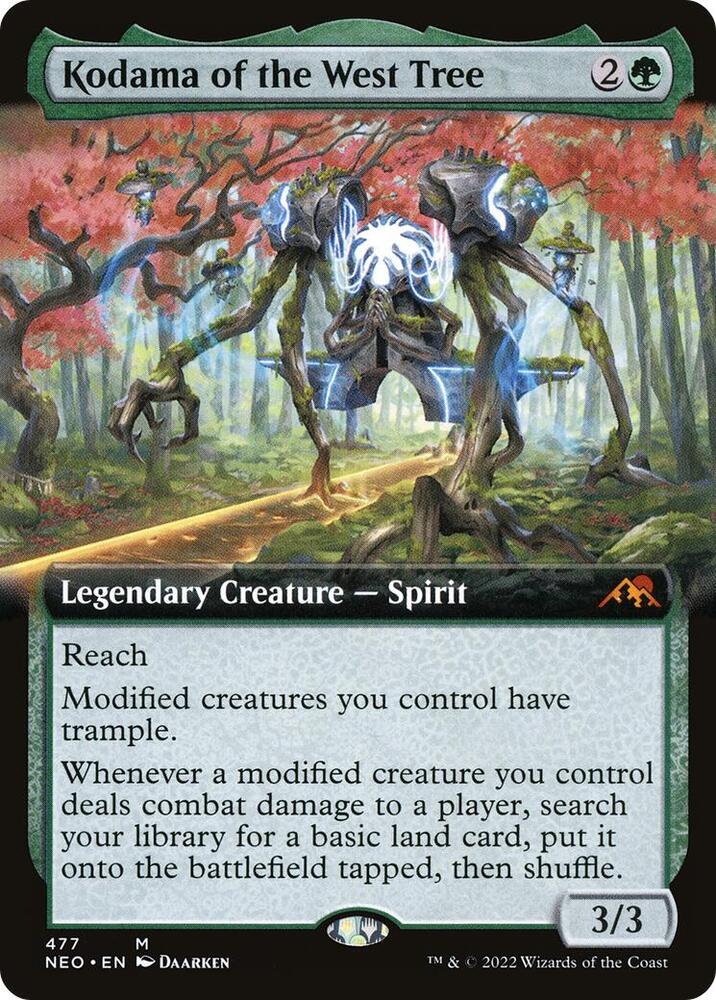 Kodama of the West Tree (Extended Art) (477) [Kamigawa: Neon Dynasty] [Extended Art]