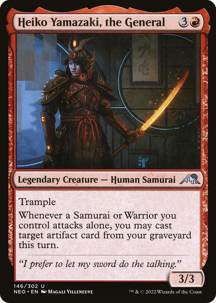 Heiko Yamazaki, the General (146) [Kamigawa: Neon Dynasty]