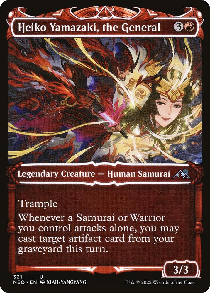 Heiko Yamazaki, the General (Showcase) (321) [Kamigawa: Neon Dynasty] [Showcase]